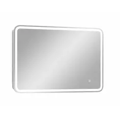 Шкаф зеркальный подвесной Joy с подсветкой 90x53 см цвет белый Без бренда