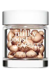 Тональный флюид для лица в капсулах Milky Boost Capsules, оттенок 03.5 (30x0,2ml) Clarins