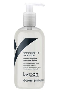 Лосьон для рук и тела, кокос и ваниль (250ml) LYCON