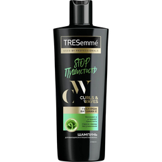 Шампунь TRESemme Curls and Waves для вьющихся и пушистых волос с гиалуроном и витамином E, без силиконов, парабенов и красителей, 360 мл