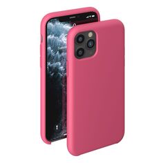 Чехол Deppa Liquid Silicone Case для Apple iPhone 11 Pro фуксия картон