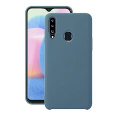 Чехол Deppa Liquid Silicone Case для Samsung Galaxy A20S (2019) синий