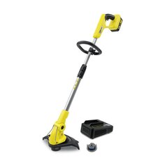 Триммер электрический, работа от аккумулятора, Karcher, LTR 18-30 Battery Set, 1.444-311.0, 0.2 л.с., 18 Вт, леска, неразборный вал