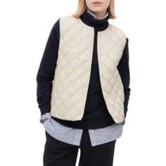 Жилет утепленный Uniqlo Warm padded quilted, белый