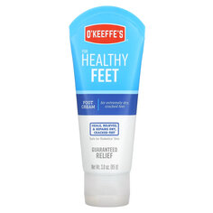 O&apos;Keeffe&apos;s, Healthy Feet, крем для ног, без запаха, 3 унц. (85 г) O'keeffe's