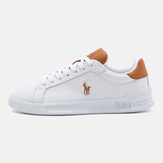 Кроссовки Polo Ralph Lauren Lace Unisex, white/tan Wayna Shoes