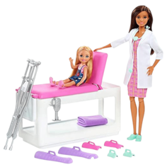 Набор игровой Barbie Fast Cast Clinic Playset Brunette