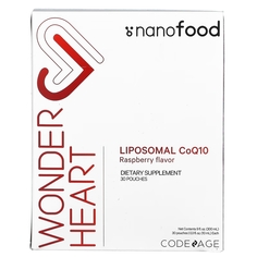 Codeage Nanofood Wonder Heart липосомальный коэнзим Q10 малина, 30 пакетиков