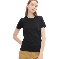 Футболка Uniqlo U Crew Neck Short-Sleeve, черный