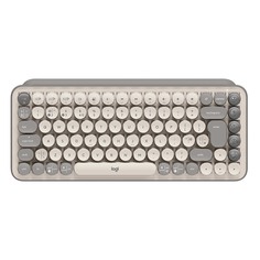 Клавиатура Logitech POP Keys, английская раскладка, бежевый
