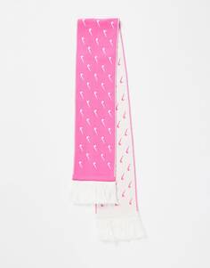 Розовый шарф унисекс Nike Swoosh