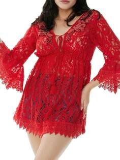 Мини-платье с кружевной накидкой Ranee&apos;s Red Ranee's