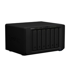 Сетевое хранилище Synology DS1621+ NAS с 6 отсеками, черный