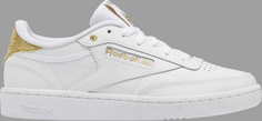 Кроссовки wmns club c 85 &apos;white gold metallic Reebok, белый