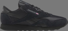 Кроссовки classic nylon &apos;black pure grey&apos; Reebok, черный