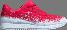 Кроссовки gel lyte 3 &apos;snowflake&apos; Asics, красный