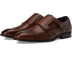 Оксфорды Karson Wing Tip Double Monk Strap Stacy Adams, коньяк