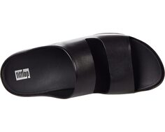 Сандалии Shuv Two-Bar Leather Slides FitFlop, черный