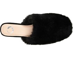 Туфли на плоской подошве Faux Fur Evelin Mule Journee Collection, черный