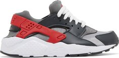 Кроссовки Nike Huarache Run GS &apos;Dark Smoke Grey University Red&apos;, серый