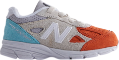 Кроссовки New Balance Kith x 990v4 Toddler &apos;Cyclades&apos;, многоцветный