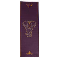 Коврик для йоги LEELA Collection AUBERGINE, Big Elephant двухцветный, ПВХ BODHI, красочный