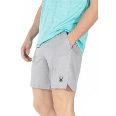 Мужские спортивные шорты с леггинсами SPYDER, светло-серый