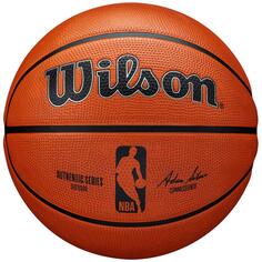 Баскетбольный мяч Wilson NBA Basketball Authentic Series Outdoor, оранжевый/черный