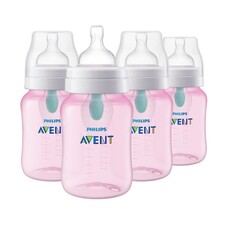 Бутылочки для кормления 4 шт. по 260 мл. Philips Avent Anti-Colic, розовый