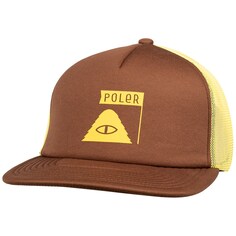 Кепка Poler Summit Trucker, желтый/коричневый