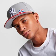 Бейсболка New Era New York Yankees MLB Доминиканская Республика 9FIFTY Snapback, серый