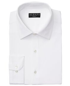 Мужская однотонная классическая рубашка slim fit, эластичная в 4 направлениях, создана для macy&apos;s Alfani, белый