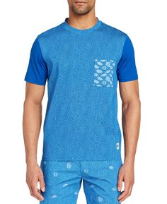 Мужская футболка slim-fit tang с круглым вырезом и короткими рукавами Brooklyn Brigade, синий