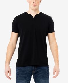 Мужская футболка с коротким рукавом basic notch neck X-Ray, черный