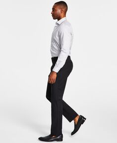 Мужские брюки классического кроя из хлопка стрейч для выступлений Lauren Ralph Lauren, черный