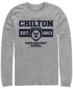 Мужская футболка gilmore girls tv property of chilton preparatory school с длинным рукавом с круглым вырезом Fifth Sun, мульти