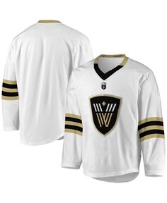 Футболка ADPRO Sports Men&apos;s White and Black Vancouver Warriors, белый/черный/желтый