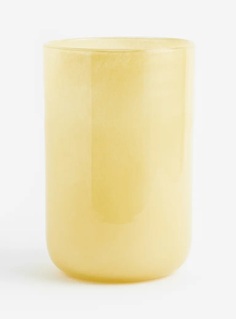 Ваза H&amp;M Home Large Glass, жёлтый