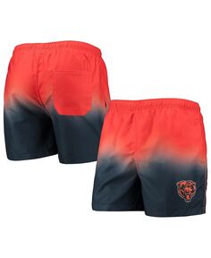 Мужские оранжево-темно-синие плавательные шорты chicago bears dip-dye FOCO, мульти