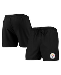 Мужские черные плавательные шорты pittsburgh steelers magic print palm FOCO, черный