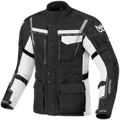 Куртка водонепроницаемая Berik Torino мотоциклетная, черный/белый