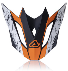 Пик запасной Acerbis Profile 4 для шлема, черный/белый/оранжевый