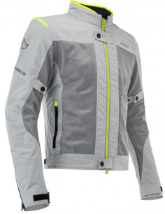 Куртка текстильная Acerbis Ramsey Vented мотоциклетная, серый/желтый