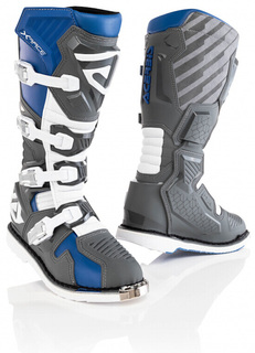 Ботинки Acerbis X-Race для мотокросса, синий/серый