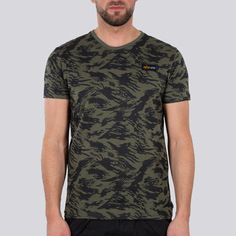 Футболка Alpha Industries Tactical Camo T Brushstroke