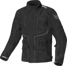 Мотоциклетная текстильная куртка Berik Safari водонепроницаемая, черный