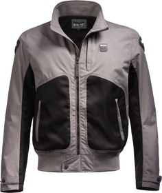 Мотоциклетная текстильная куртка Blauer Thor Air водонепроницаемая, серый/черный