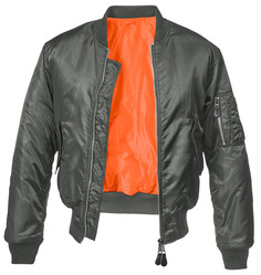 Куртка Brandit MA1 Classic с коротким воротником, антрацитовый