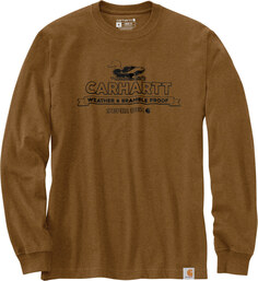 Рубашка с длинным рукавом Carhartt Super Dux Graphic, коричневый