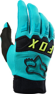 Перчатки FOX Dirtpaw для мотокросса, сине-зеленый/черный